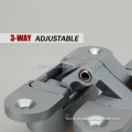 3 way adjustable exterior door hinge